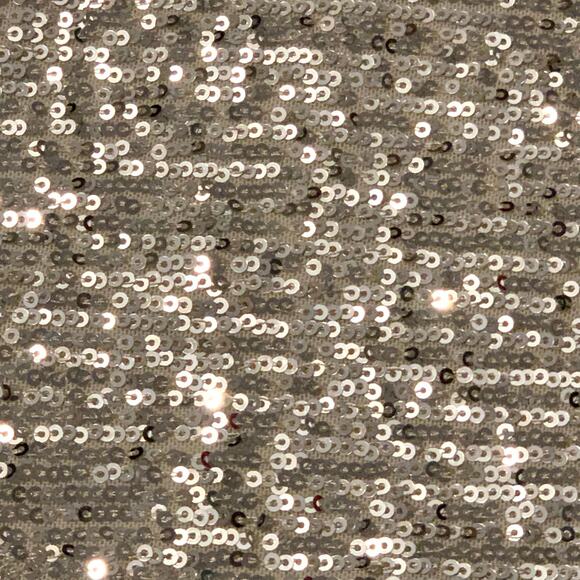 CeCe Womens Dress Medium NWT Bow Shoulder Long Sleeve Sequin Champagne Cocktail - Picture 6 of 13